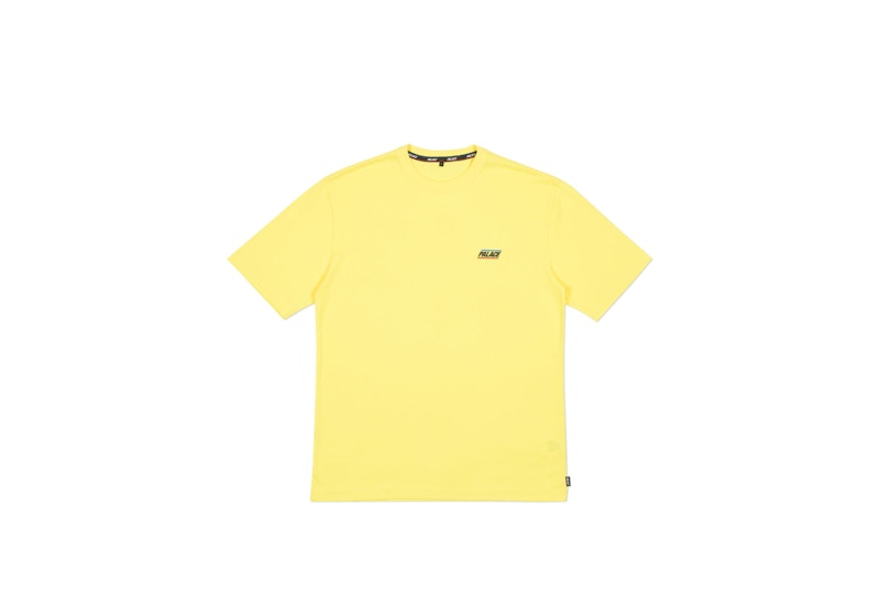 Pre-owned Palace Men's  Basically A T-shirt (fw18) In Light Yellow