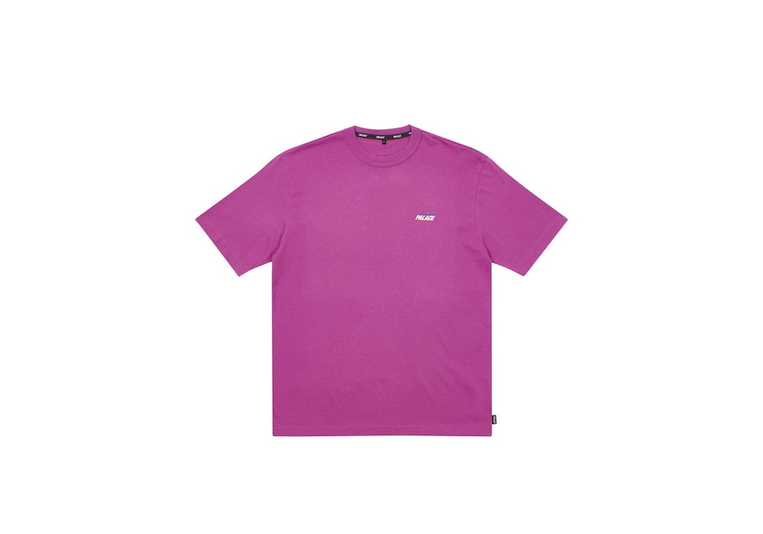 Pre-owned Palace Basically A T-shirt (ss21) Purple