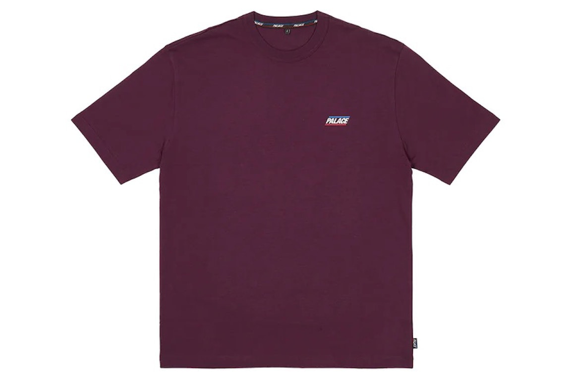 Pre-owned Palace Basically A T-shirt Red Wine