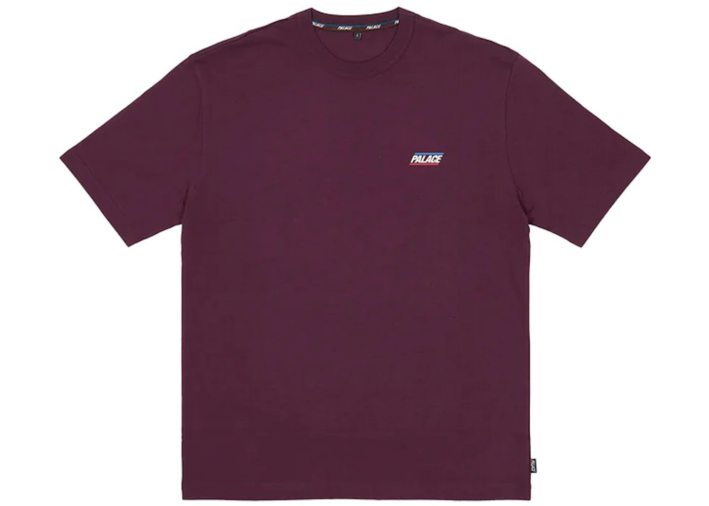 Palace Basically A T-shirt Red Wine Men's - SS23 - US