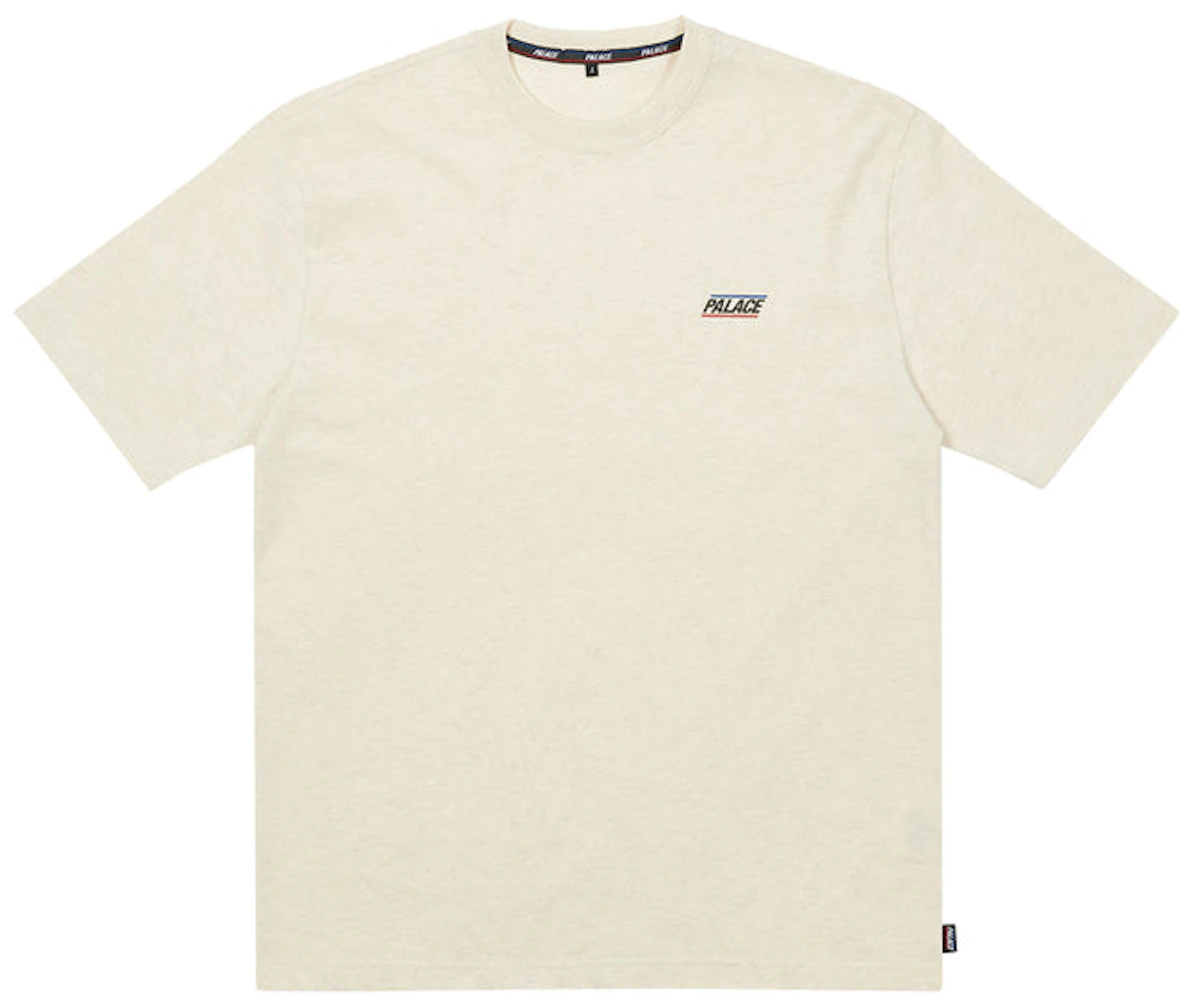 Palace Basically A T-shirt (SS22) Oatmeal Marl Men's - SS22 - US