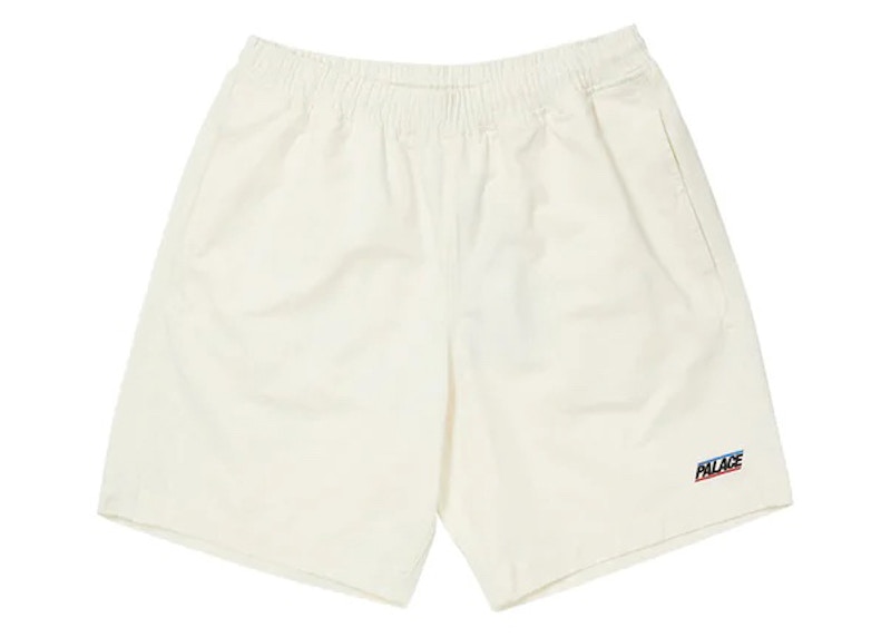 Palace Basically A Washed Cotton Short White Men's - SS22 - GB