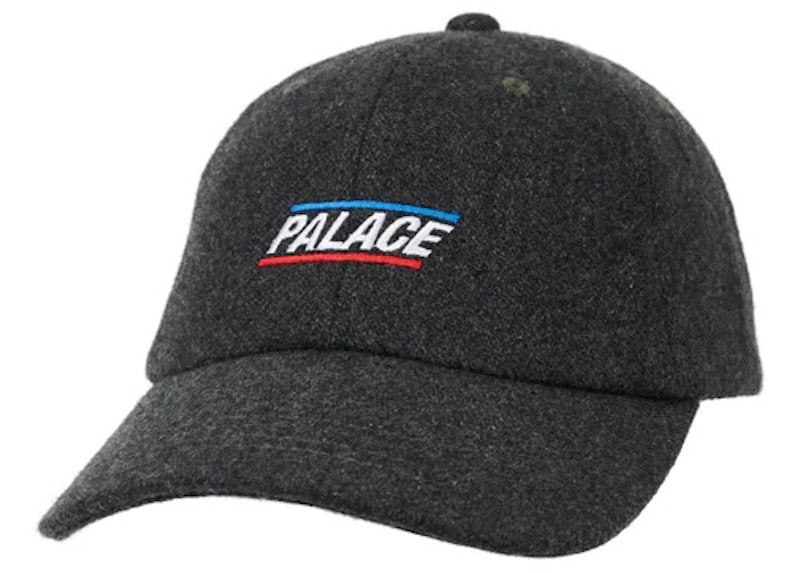 Palace Basically A Wool 6-Panel Grey Men's - FW22 - US
