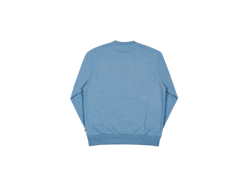 Palace Basically a Crew Blue Marl Men's - Spring 2018 - US