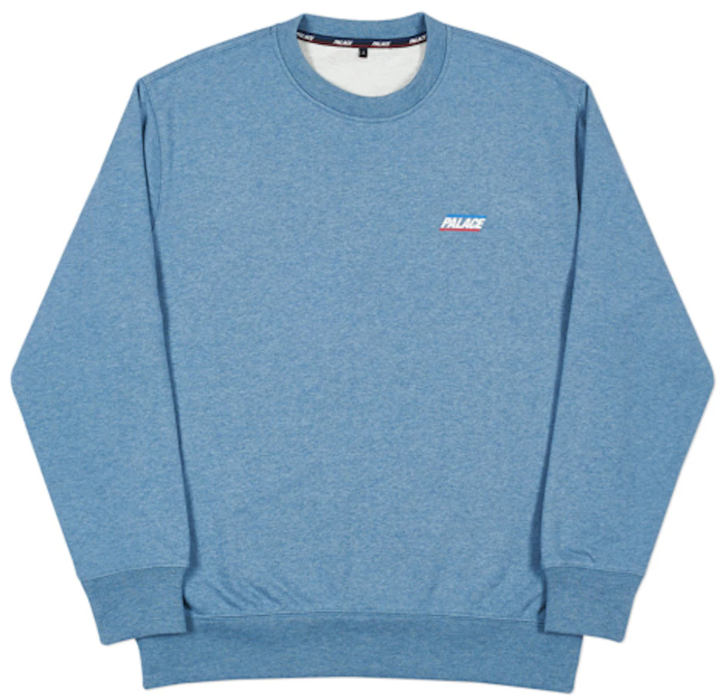 Palace Basically a Crew Blue Marl Men's - Spring 2018 - US