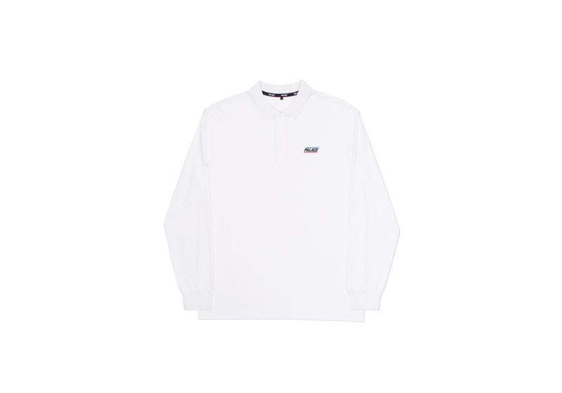 Palace Basically a Longsleeve Polo White Men's - Ultimo 2017 - US