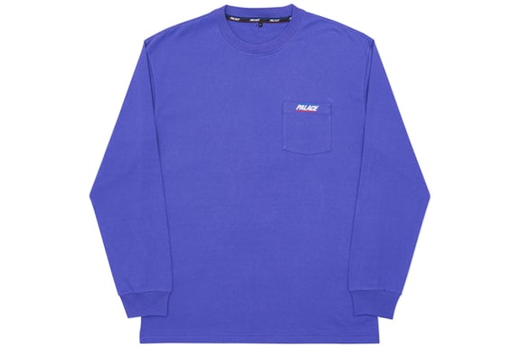 Palace Basically a Pocket Longsleeve Purple