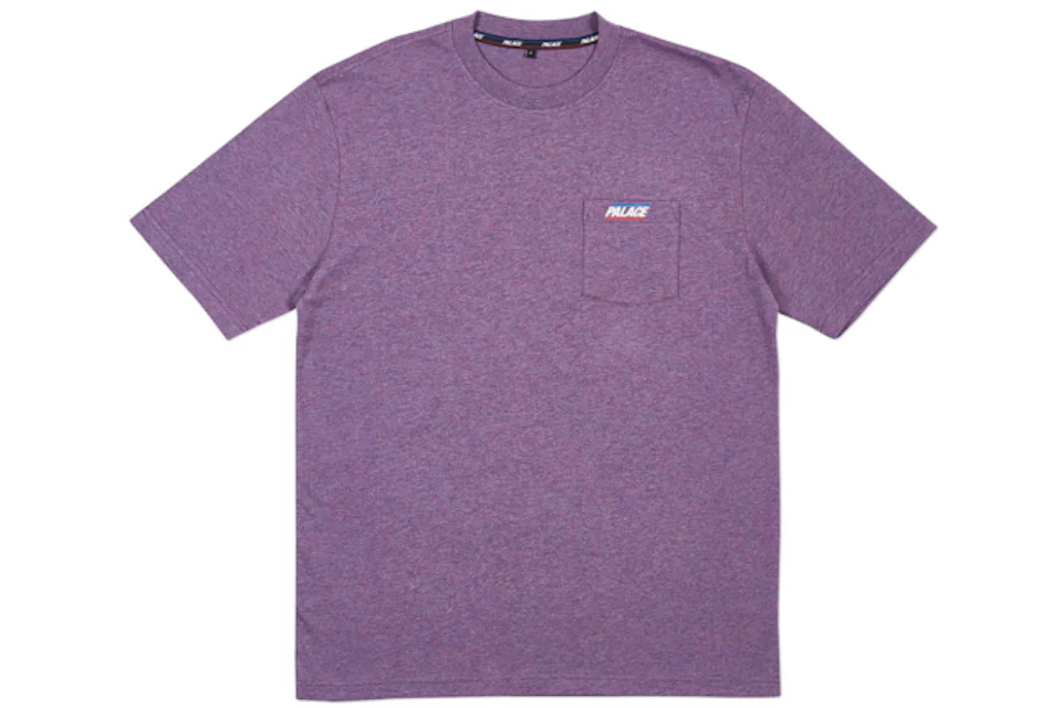 Palace Basically a Pocket T-Shirt Purple Marl