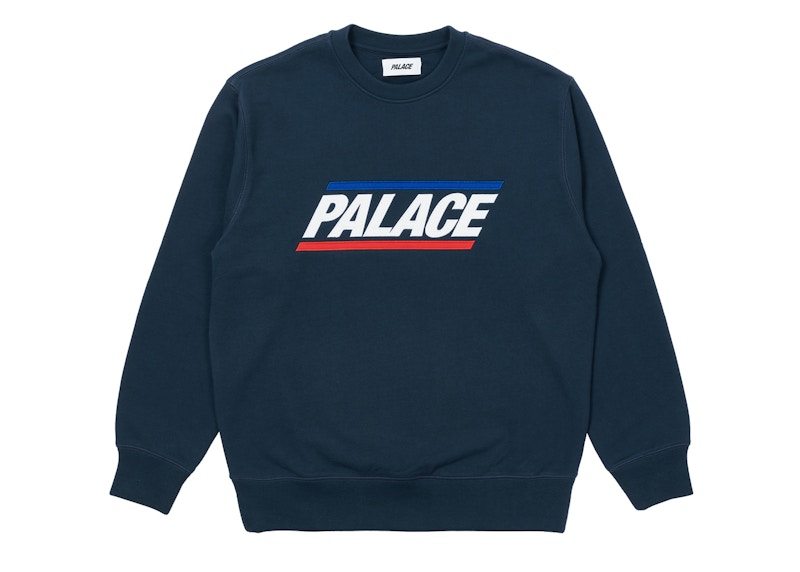PALACE Basics Logo Crew スウェット Palace Basics Logo Crew Navy Men's - SS21 - US