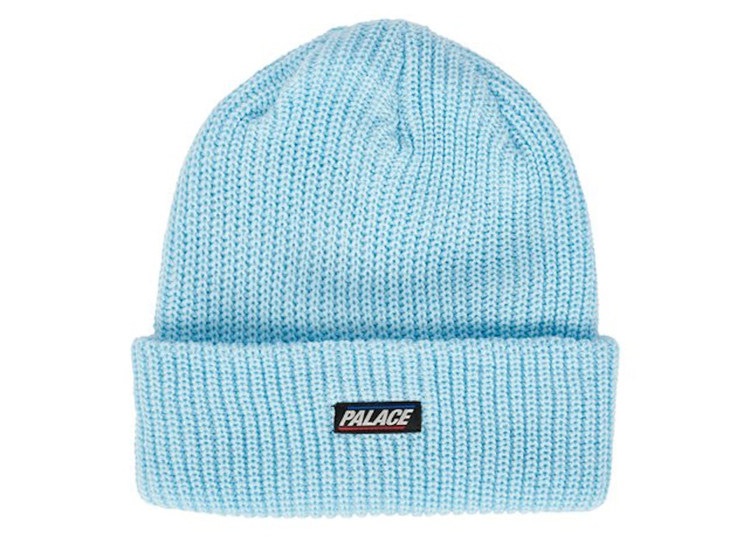 Pre-owned Palace Basics Ribber Beanie Light Blue