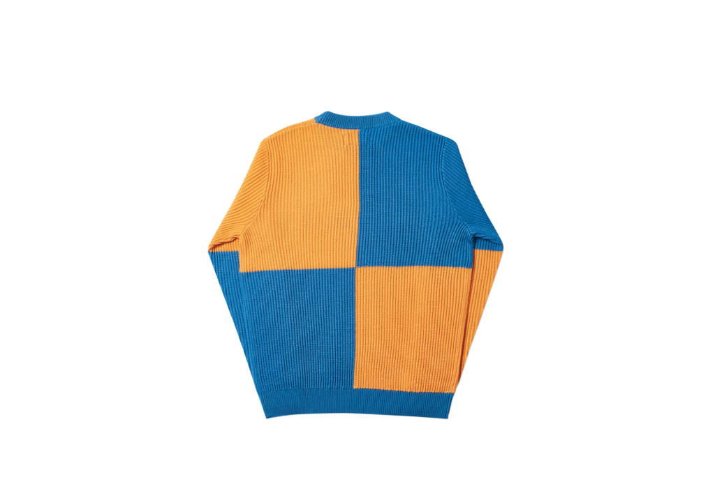 Palace Batton-Berg Knit Orange/Blue Men's - SS19 - GB