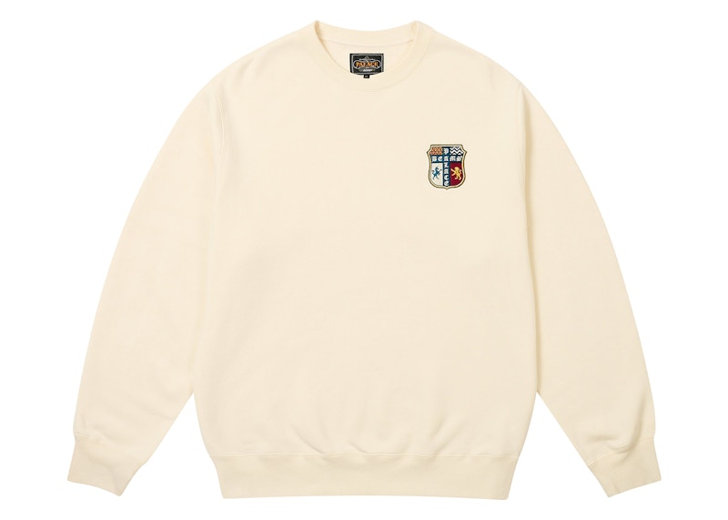 Palace x Beams Plus Graphic Crew Whisper White Men's - FW24 - US