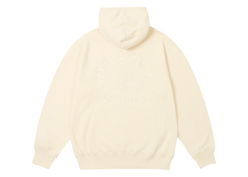 Palace x Beams Plus Graphic Hood Whisper White Men's - FW24 - US