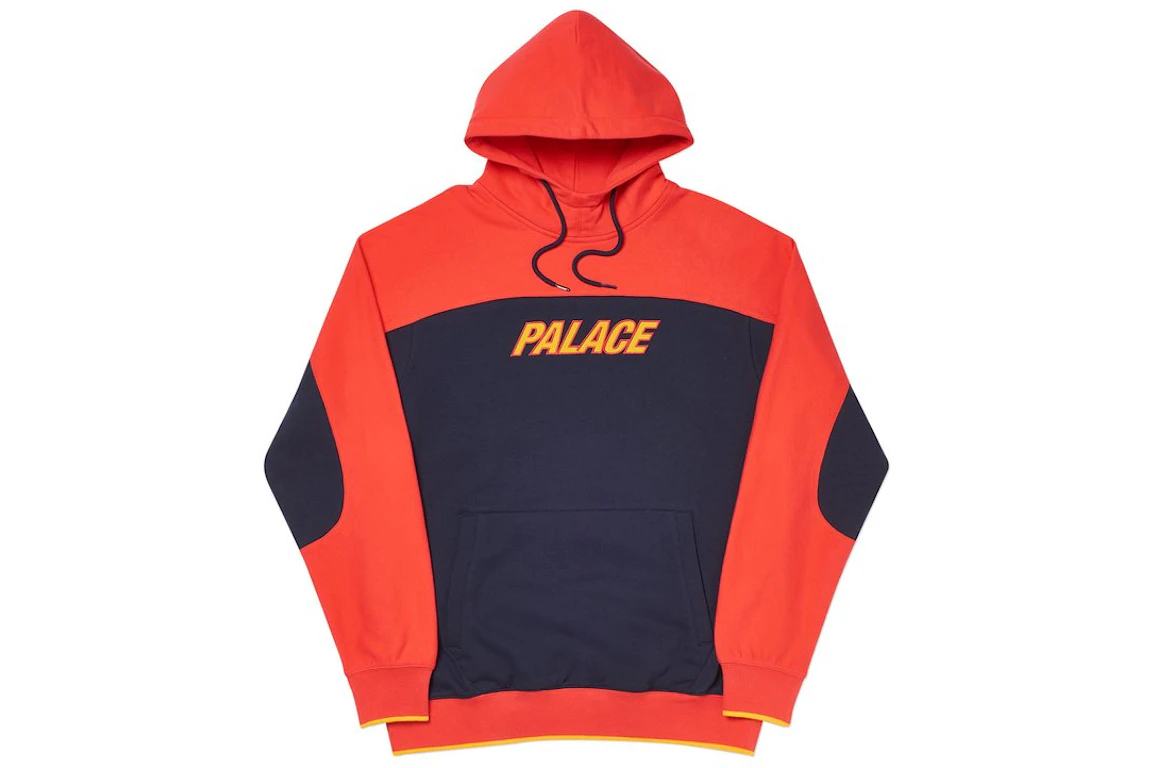 Palace Beef Tec Hoody Navy/Red