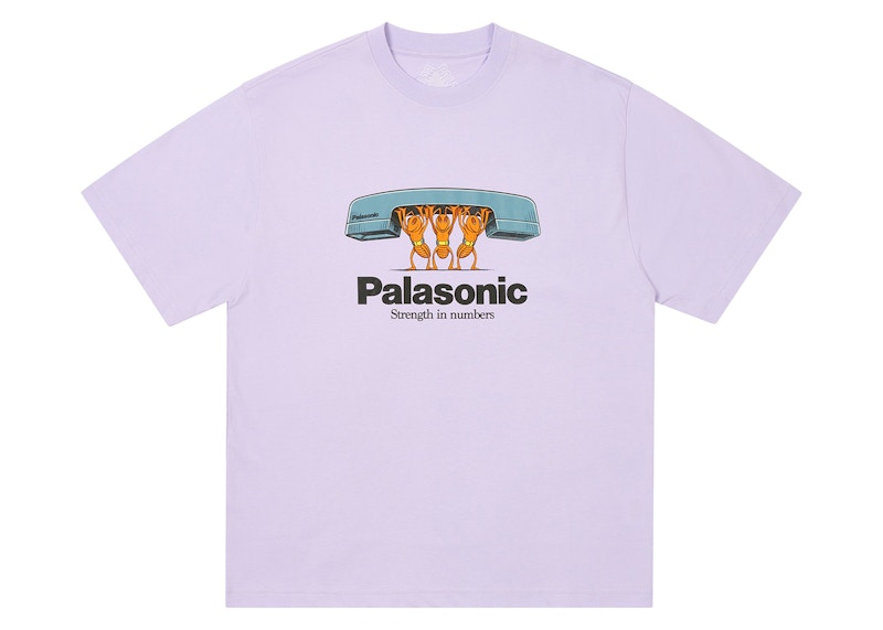 Pre-owned Palace Men's  Bell Man T-shirt (fw24) In Pastel Purple