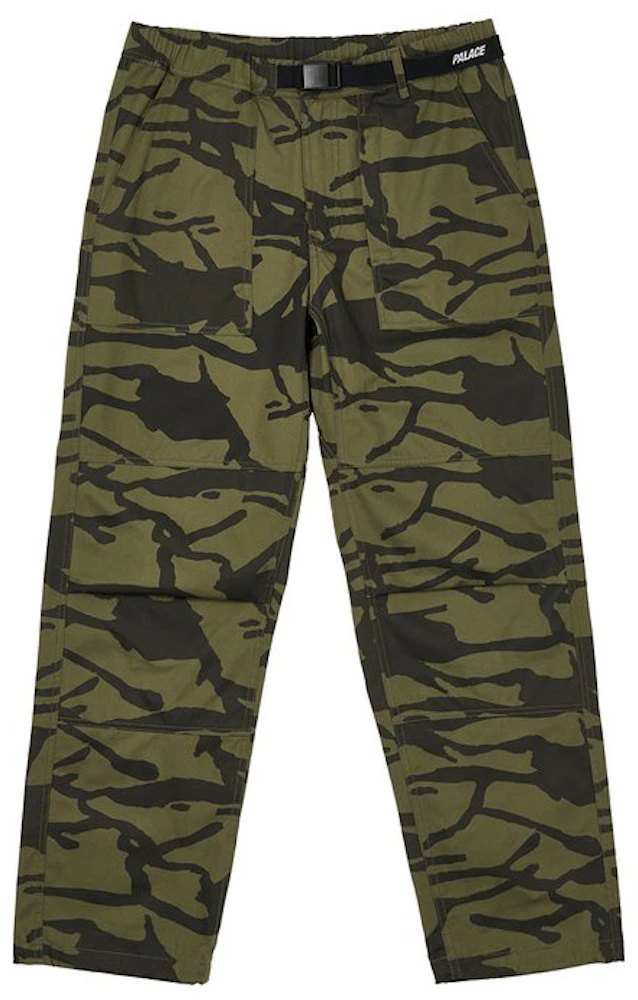 Palace Belter Trousers Olive/Camo Men's - SS21 - GB