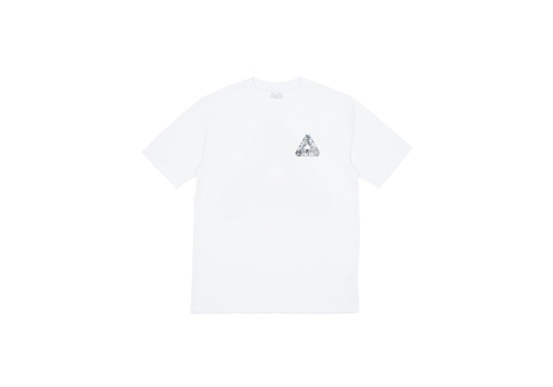 Palace Bends Tri-Ferg T-Shirt White Men's - Winter 2015 - GB