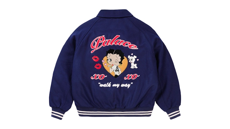 Palace Betty Boop Varsity Jacket Navy