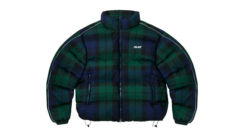 Palace Big Ripstop Puffa Jacket Black Watch