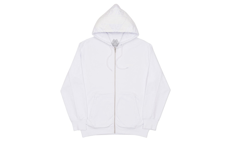 Palace Big Tri-Ferg Zip Hood White Men's - Autumn 2017 - US