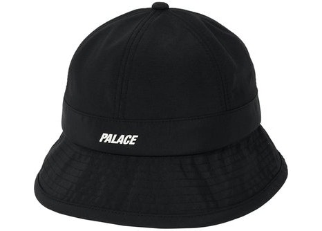 Palace Binding Shell Bucket Hat Black - SS21