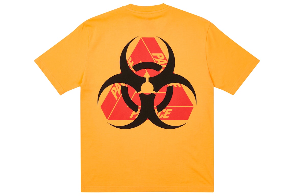 Pre-owned Palace Bio Hazard T-shirt Orange