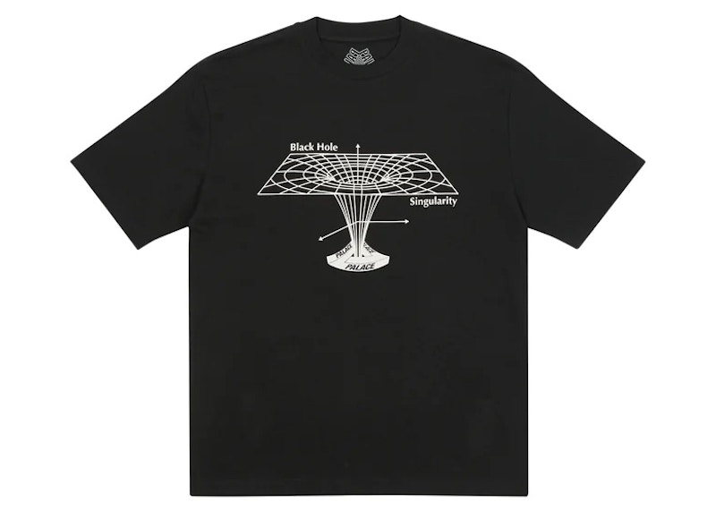 Palace Black Hole T-shirt Black Men's - FW22 - US