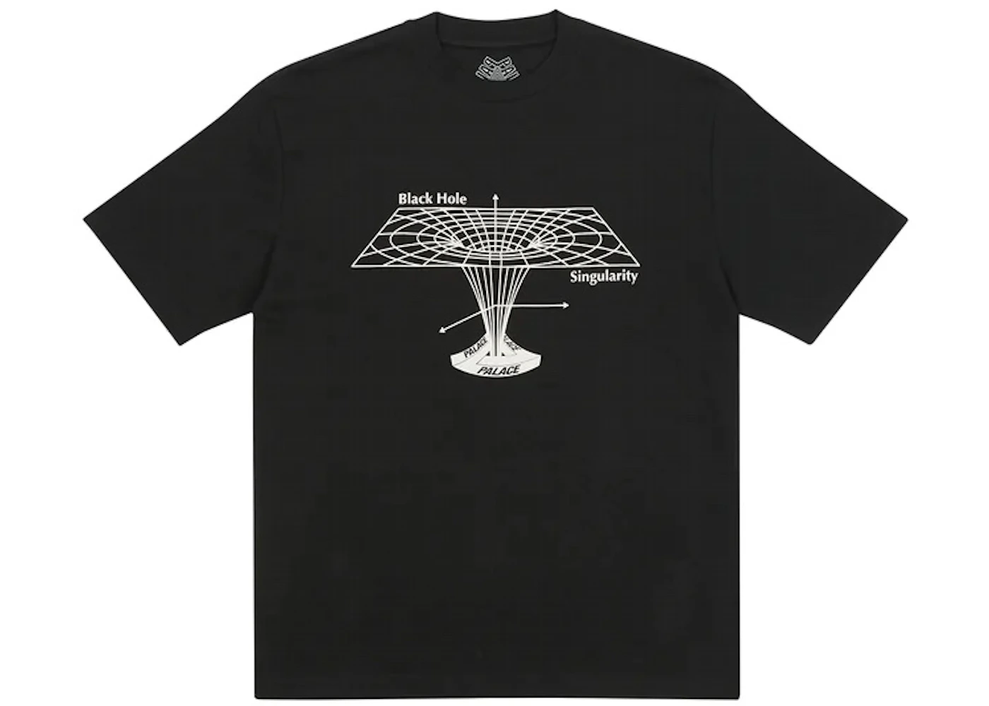 Palace Black Hole T-shirt Black Men's - FW22 - US