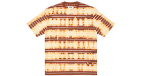 Palace Bleached Stripe T-shirt Brown