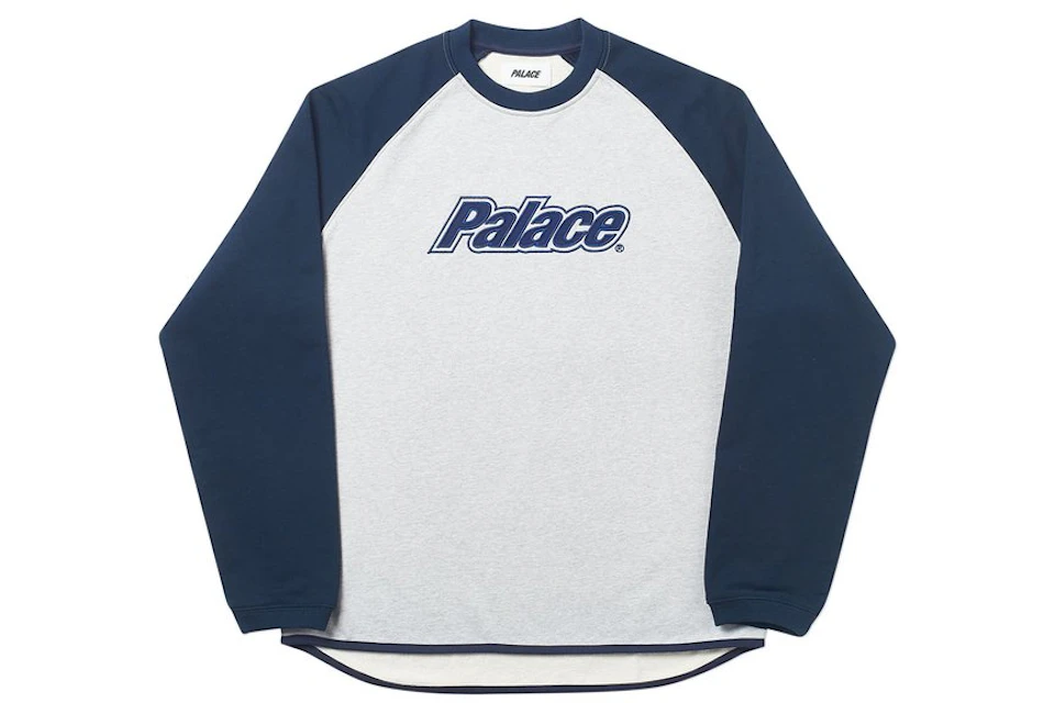 Palace Blinder Crew Navy/Grey Marl