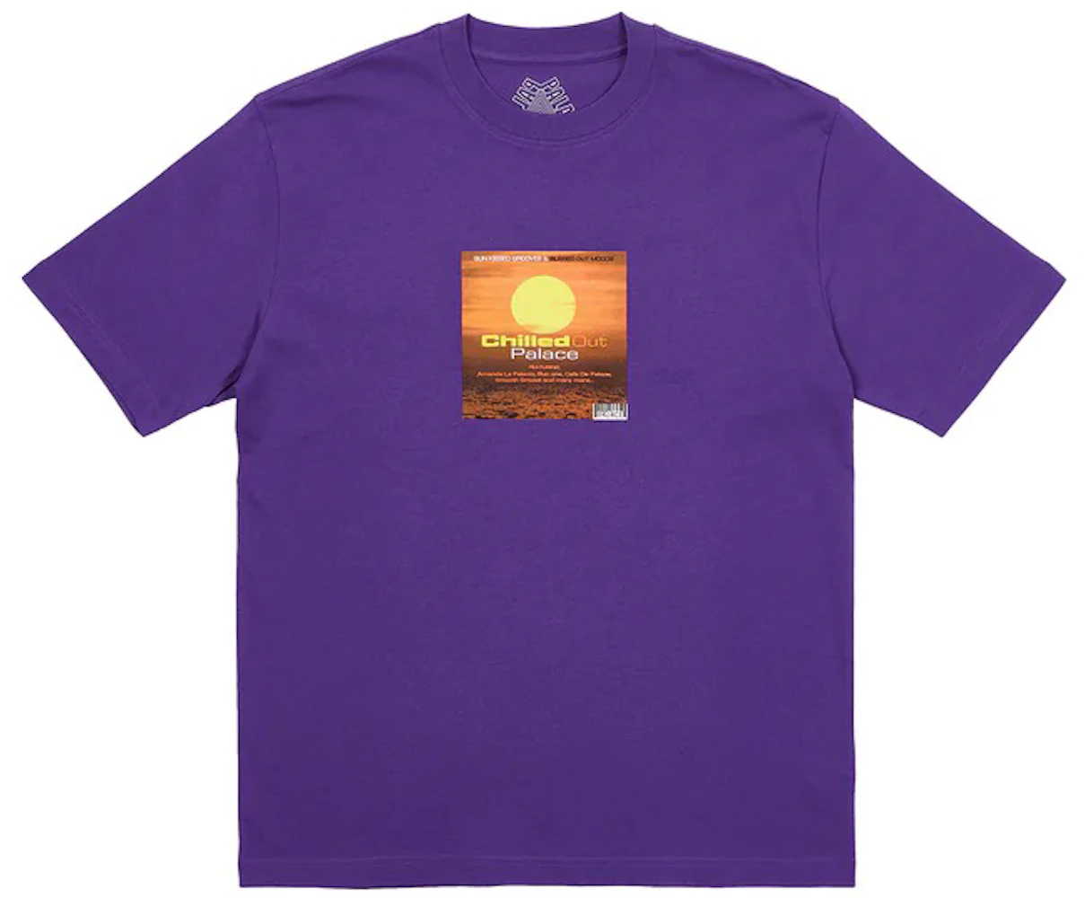 Palace Blissed Out T-Shirt Regal Purple Men's - SS23 - US