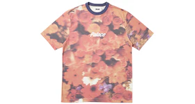 Palace Blurry Flower Ringer T-Shirt Orange