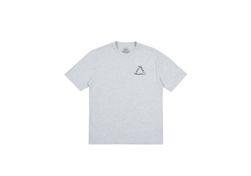 Palace Bones T-Shirt Grey Marl Men's - SS18 - US