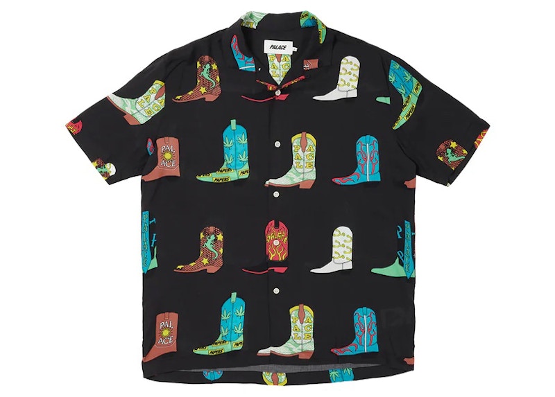 Palace Boots Shirt Black Men's - FW22 - US