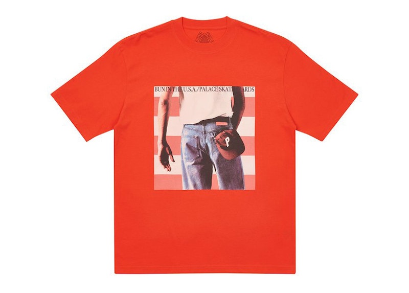 Pre-owned Palace Men's Born To Bun T-shirt In Red
