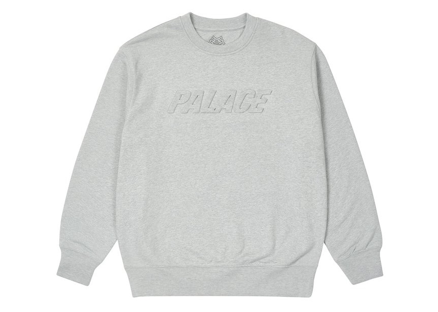 Palace Ribbed for Pleasure Crew Marl/Teal/Black