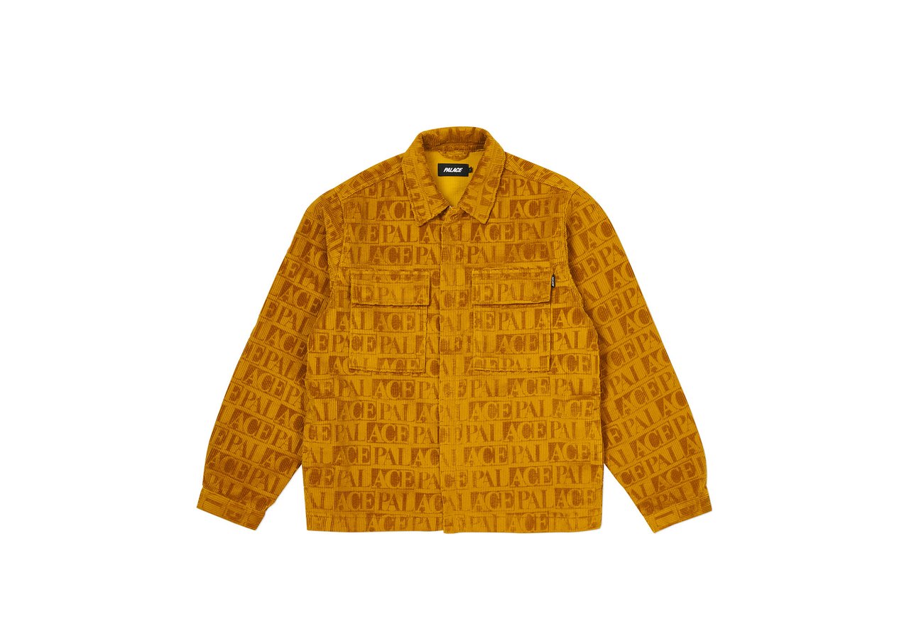 Palace Bossy Jacket Yellow Men's - FW20 - US