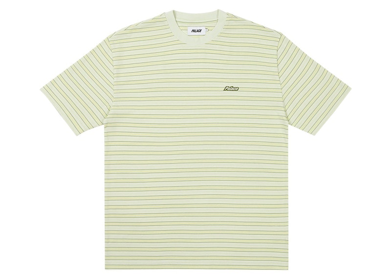 Kith Multi Stripe L/S Boxy Collared Overshirt Sandrift Men's