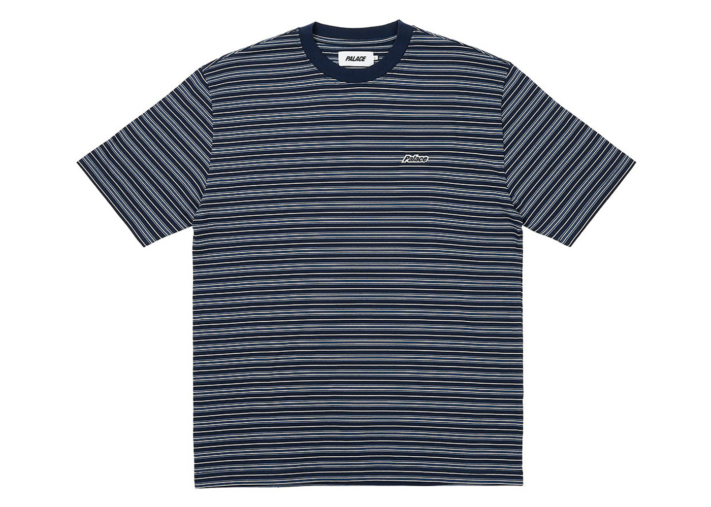 Palace Boxy Stripe T-Shirt Navy メンズ - SS24 - JP