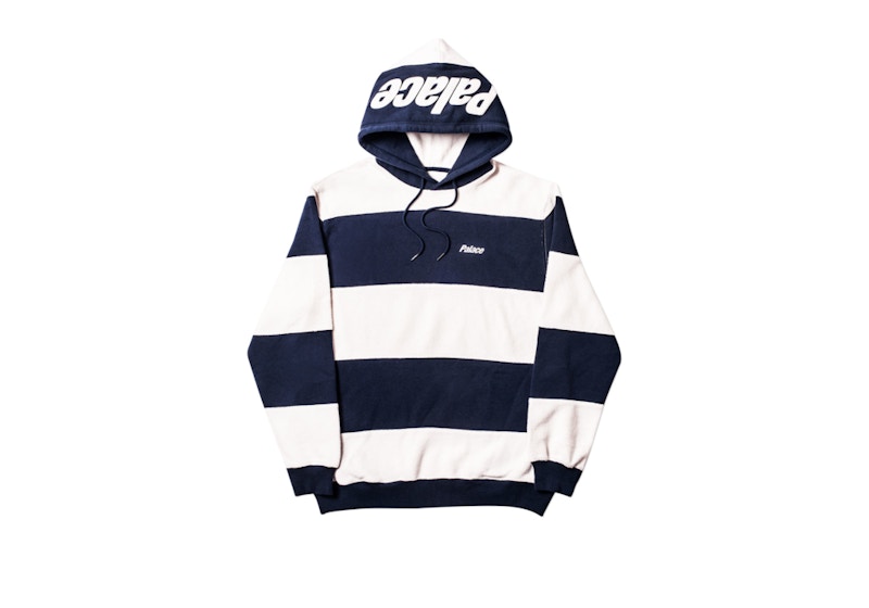 Palace Brusher Hood White Navy Men s FW18 US