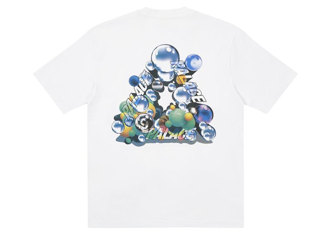 Pre-owned Palace Bubbling T-shirt White