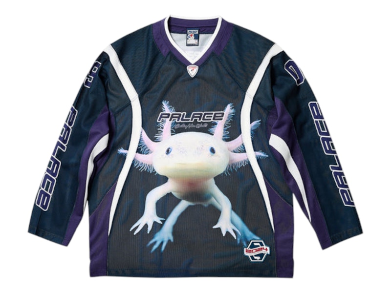 Palace Building Your World Hockey Jersey Blue Men's - FW24 - US