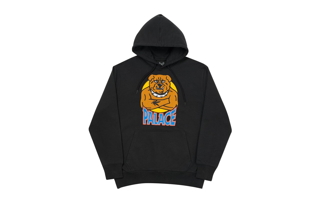 Palace bulldog hoodie sale