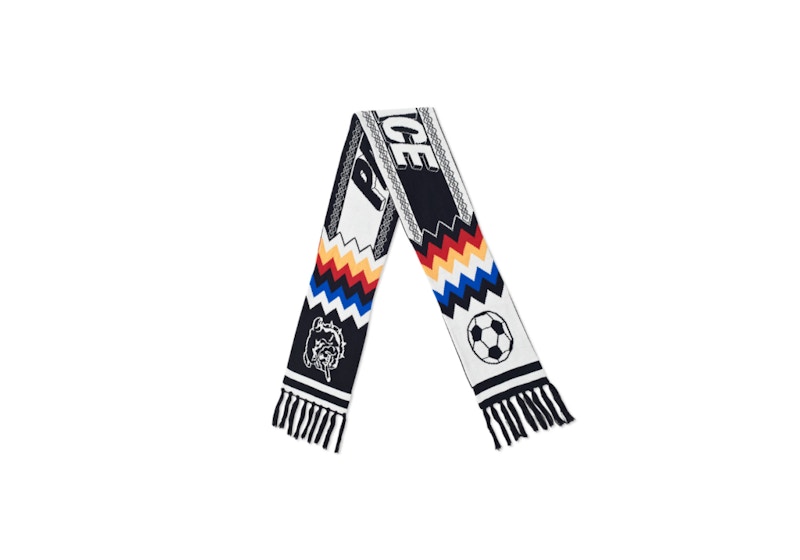 Palace Bulldog Scarf Black/White - FW16 - US