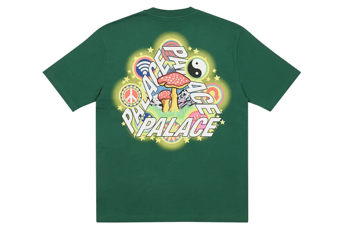 Pre-owned Palace Bun 5g T-shirt Green