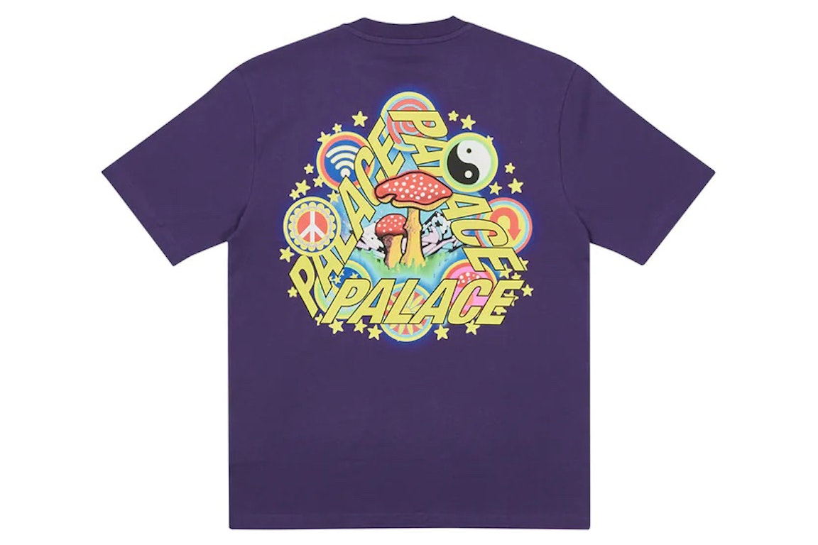 Pre-owned Palace Bun 5g T-shirt Purple