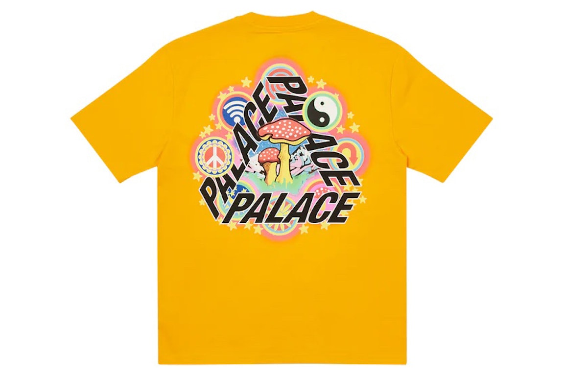 Pre-owned Palace Bun 5g T-shirt Yellow