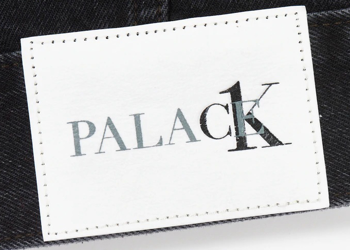 Palace CK1 Relaxed Trucker Denim Jacket Midstone Black Men's