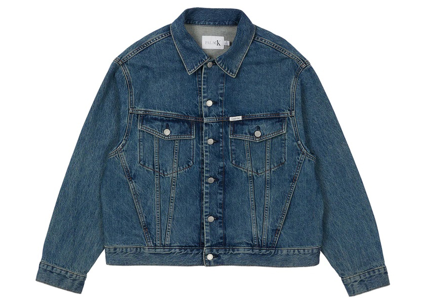 LカラーCK1 Palace Relaxed Trucker Denim Jacket