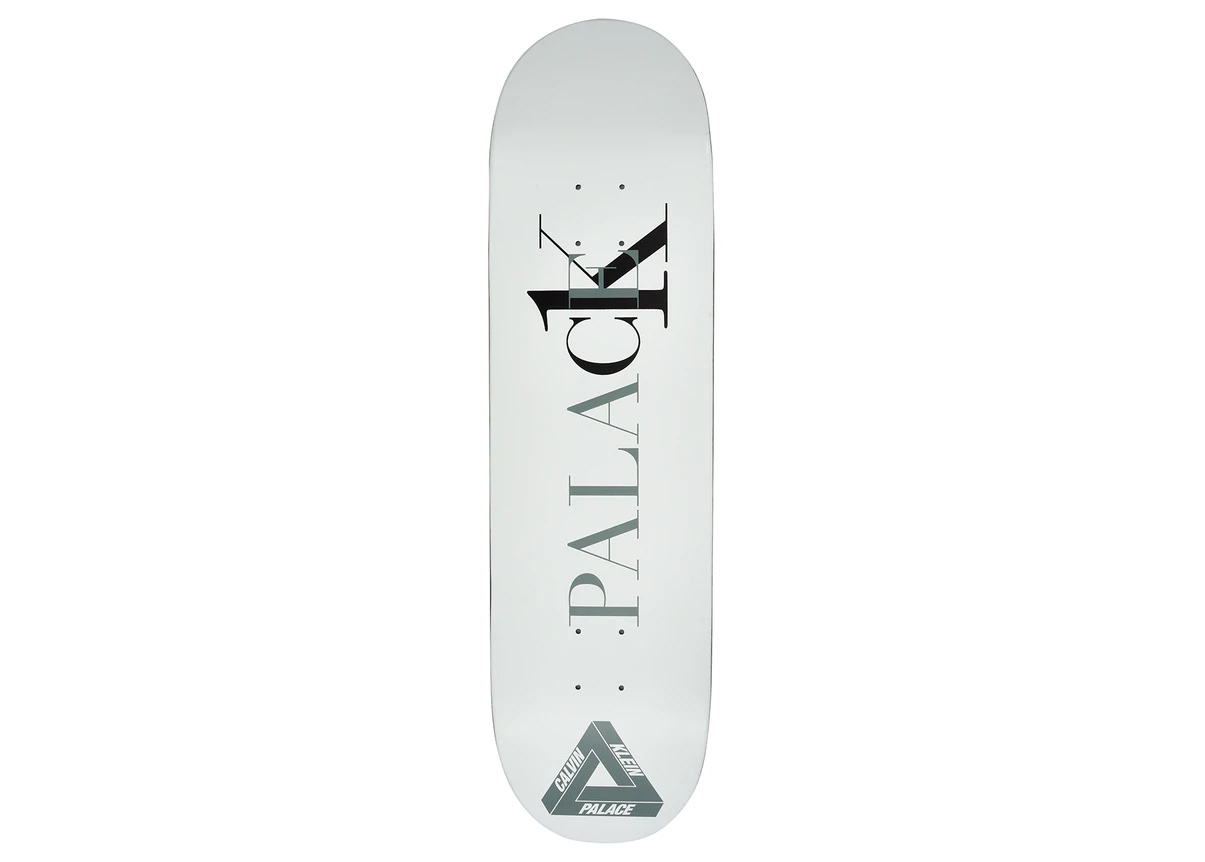 Palace CK1 Skateboard Deck White